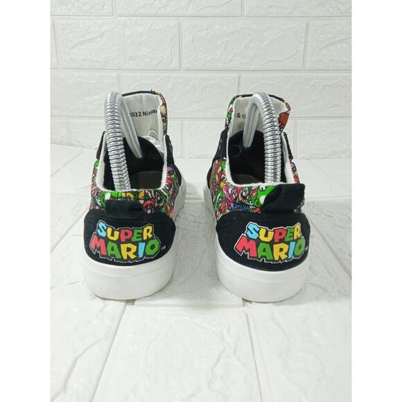 Official Nintendo Ground Up Super Mario Brothers Shoes Kids Multicolor Size 4 - Picture 6 of 9